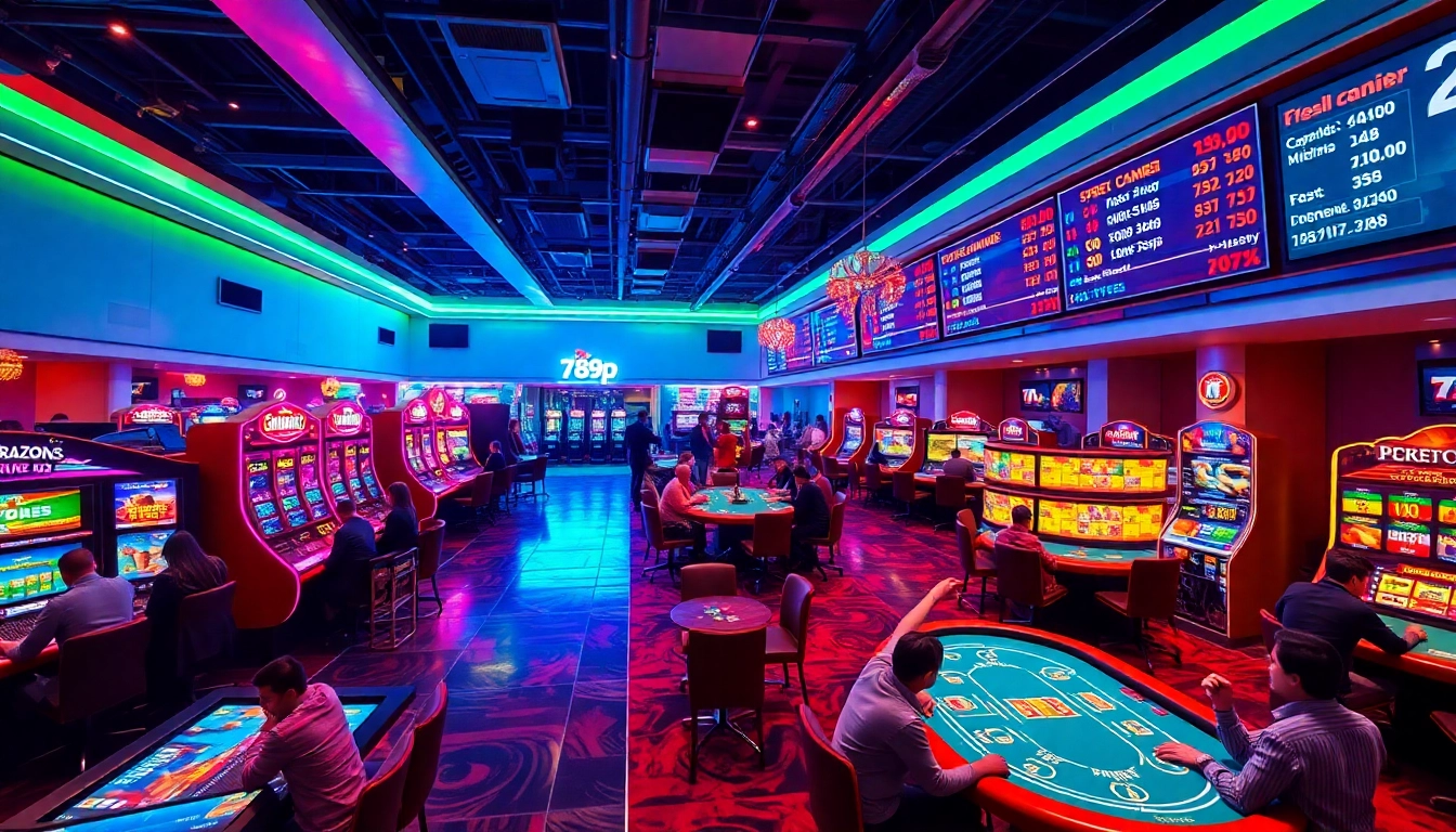 Experience thrilling gameplay at 789p's vibrant online casino lobby.