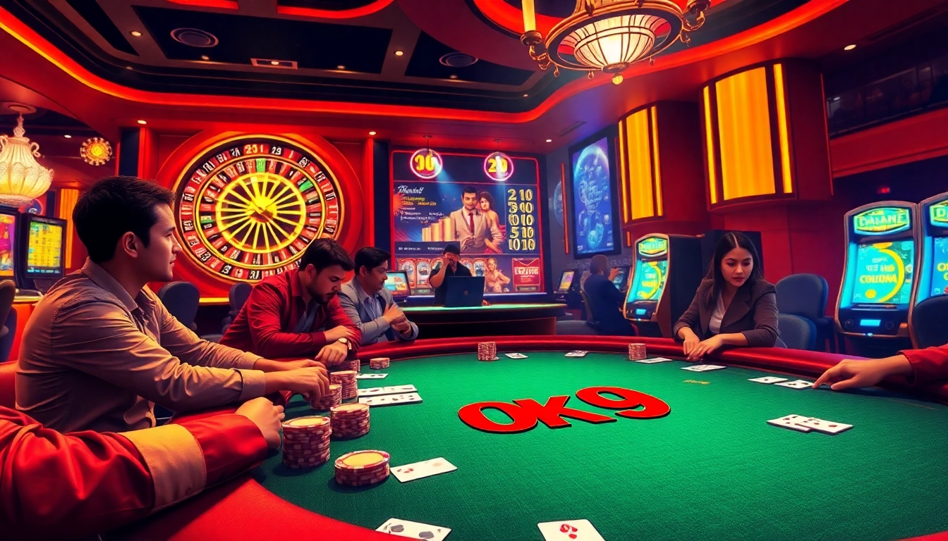 Gamble at the OK 9 poker table, where excitement meets strategy in high-stakes gameplay.